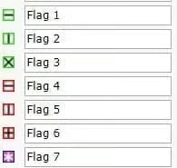 manuscript flags